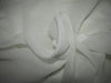 White~100% silk chiffon fabric 44 inches-SILVER SHIMMER id=10267