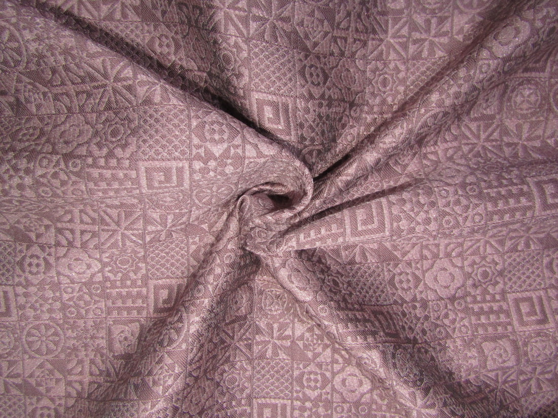 Silk Brocade fabric PINKISH MAUVE 58" wide BRO741[1]
