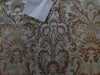 Heavy Silk Brocade Fabric ivory brown & Metallic Gold 36" wide BRO244[5]
