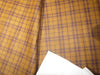 Light weight premium tweed Suiting tan and navy plaids Fabric 58&quot; wide