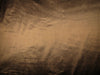 100% Pure silk dupion FABRIC brown x black COLOR 54" Wide DUP306