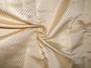 Silk Brocade fabric white ivory x metallic gold 44&quot;BRO749[1]