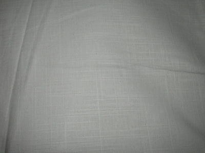 White cotton fabric with slubs 58&quot; wide