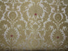 Silk Brocade KING KHAB fabric ivory and metallic gold color 36" wide BRO751[2]