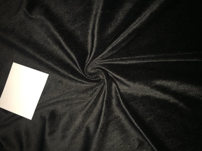 High Quality Italian Black Velvet Fabric 56" wide {142 cm} wide