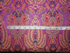Silk Brocade KING KHAB fabric aubergine red navy and metallic gold color 36" wide BRO752[3]