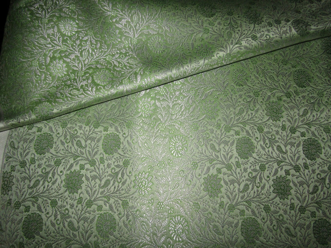 Brocade Mint Green fabric 44&quot; wide BRO819