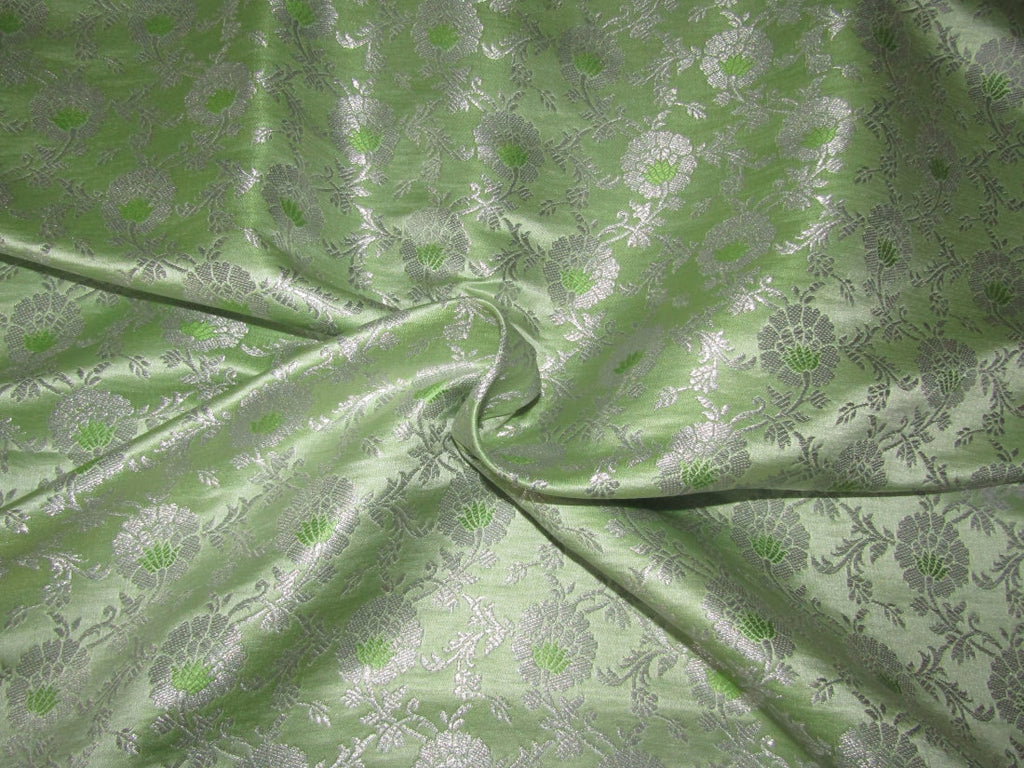 Brocade Mint Green fabric 44&quot; wide BRO819