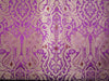 Silk Brocade KING KHAB fabric pinkish purple and metallic gold color 36" wide BRO754[4]