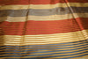 silk taffeta fabric gold/red/blue/satin stripes TAFS157[1] 54&quot; wide