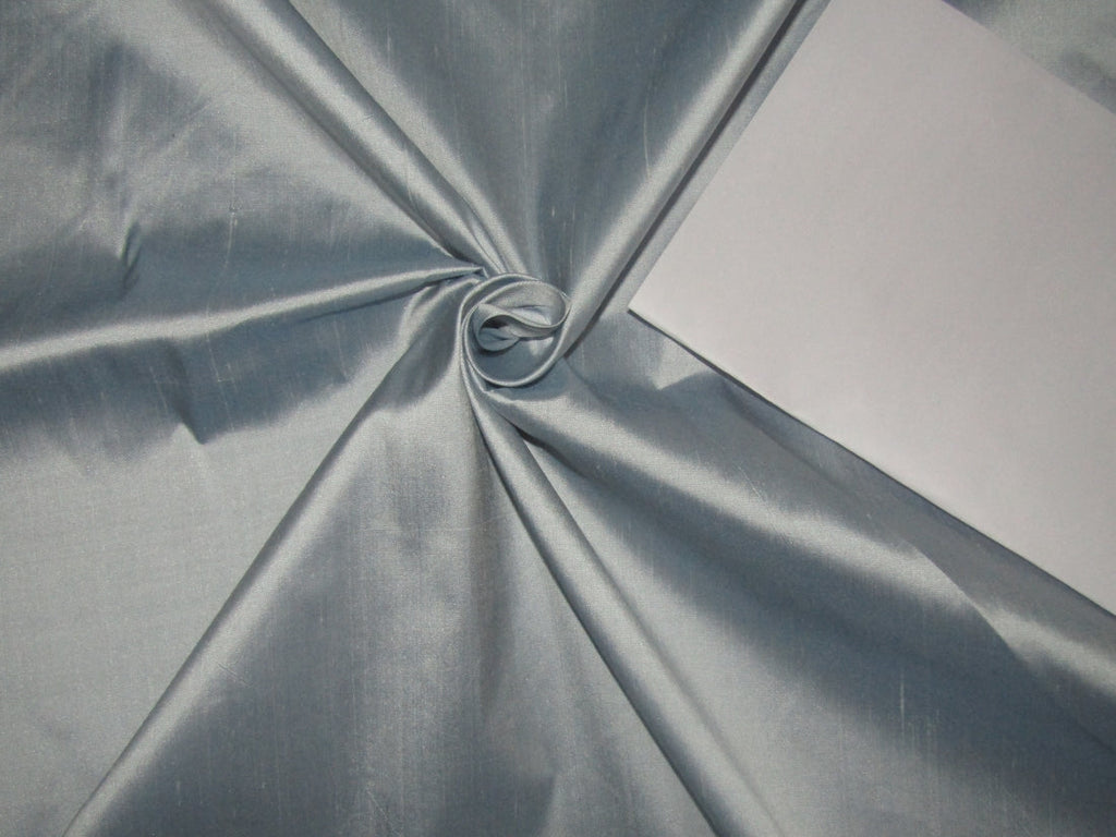100% PURE SILK DUPIONI FABRIC 54" WIDE available in two colors sky blue and pastel pink