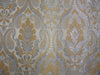 Silk Brocade KING KHAB fabric ivory gold and metallic silver color 36" wide BRO758[1]