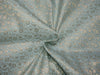Brocade fabricr blue x metallic gold color 44" wide BRO759[2]