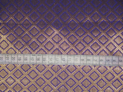 Brocade fabric purple x metallic gold color 44" wide BRO760B[4]