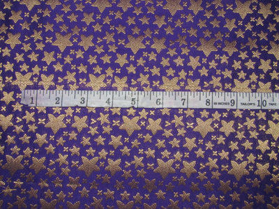 Brocade fabric purple x metallic gold color 44" wide BRO760B[1]