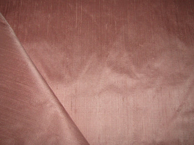 100% pure silk dupioni fabric rose 54&quot; with slubs