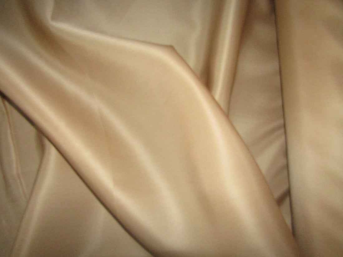 Silk organza satin beige fabric 44&quot; wide [11890]