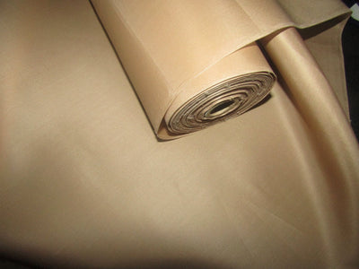 China silk organza satin beige fabric 44&quot; wide