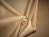 Silk organza satin beige fabric 44&quot; wide [11890]