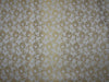 Silk Brocade fabric ivory x metallic gold color 44" wide BRO757B[1]