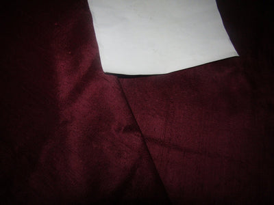 100% pure silk dupioni fabric 54" wide aubergine with slubs MM94[3]