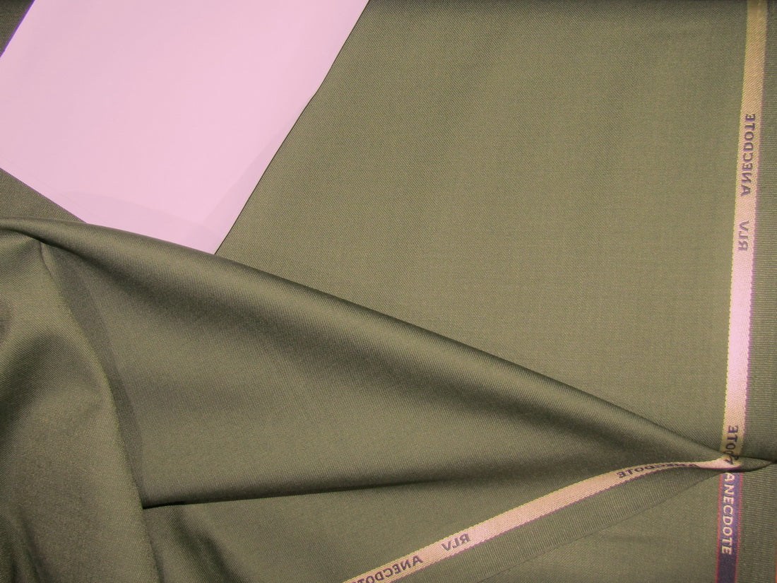 woolen fabric army green colour 58&quot; wide