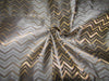 Silk Brocade grey x Metallic gold color 44" wide BRO748B[2]