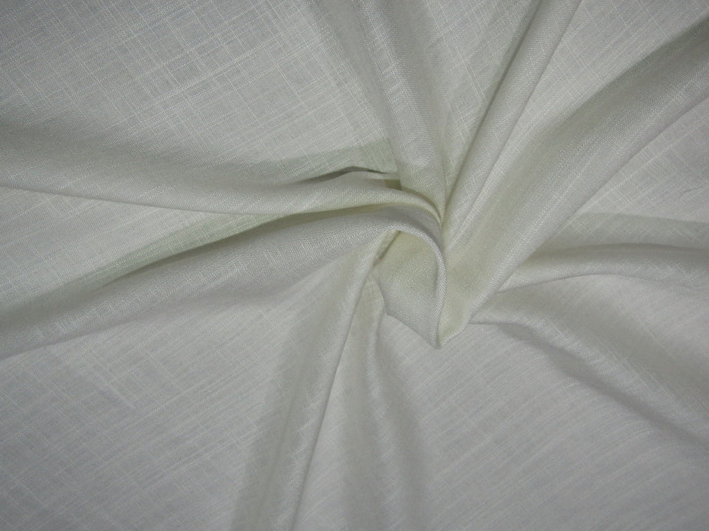 Tencel Dark Ivory Color with Slubs Fabric 44&quot; wide