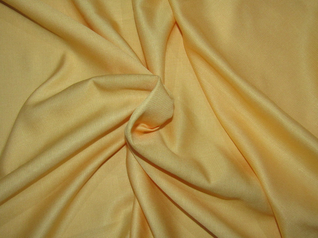 Tencel Linen Dobby Structured Yellow Color Fabric 58&quot; wide