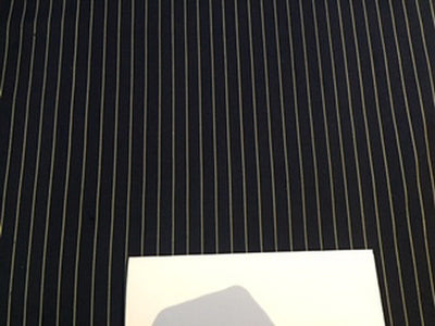 100% silk dupion 1&quot; stripe black & silver 44" wide DUPS17[1]
