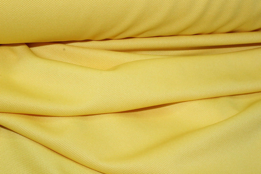 100% Polyester scuba Fabric 59&quot; wide- DOBBY DESIGN -YELLOW[9899]