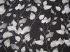 Black and White floral Printed crepe Scuba  Knit fabric 59&quot;[12036]
