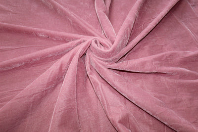 100% Micro Velvet Dusty Rose Fabric ~ 44&quot; wide