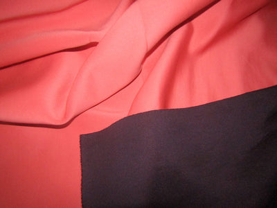 Reversable Coral x aubergine Scuba air layer sandwich for fashion wear fabric ~58&quot; wide[12035]