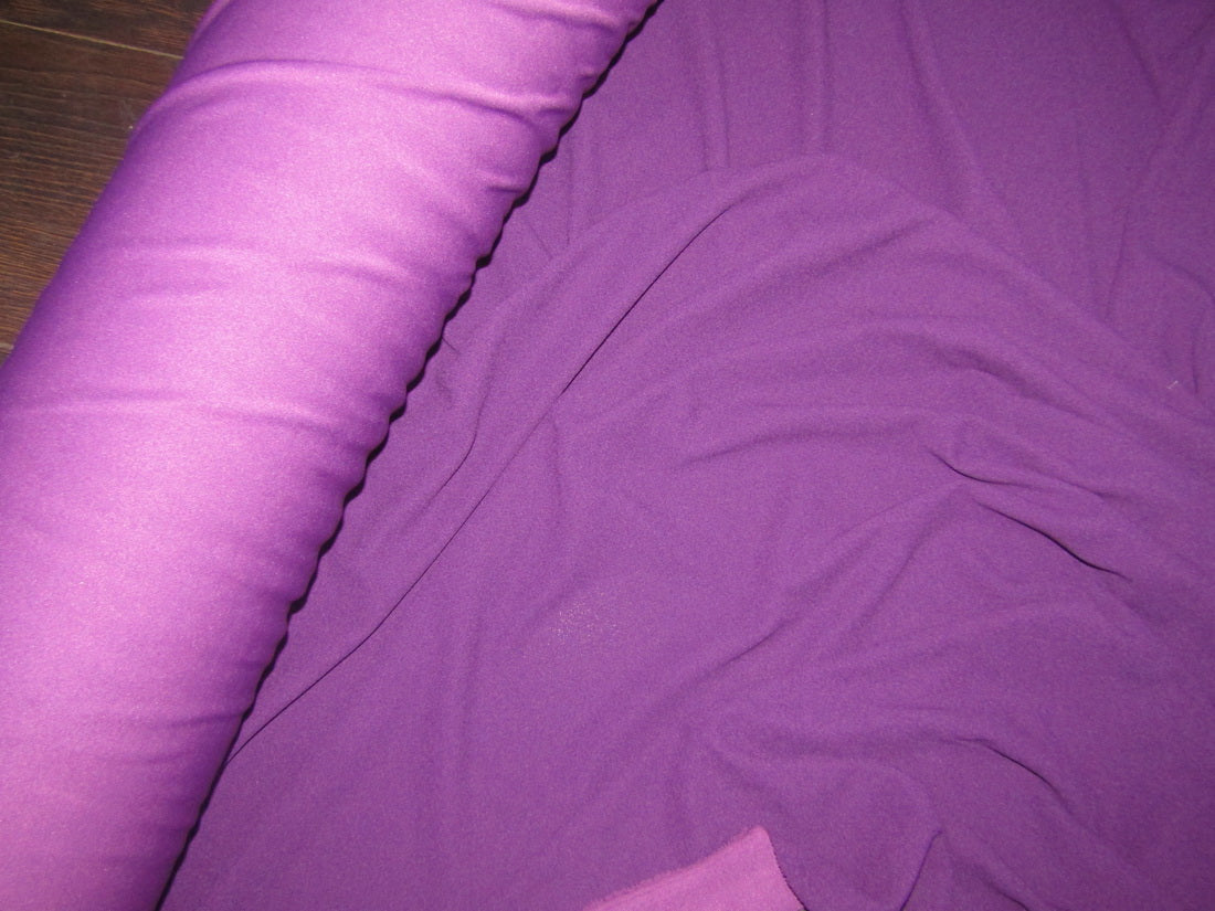 Dusty Purple Scuba Crepe Stretch Jersey Knit fashion wear Dress fabric ~ 58&quot; wide