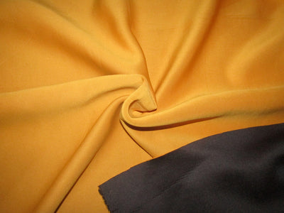 Reversable Mustard x black Scuba air layer sandwich for fashion wear fabric 58" wide