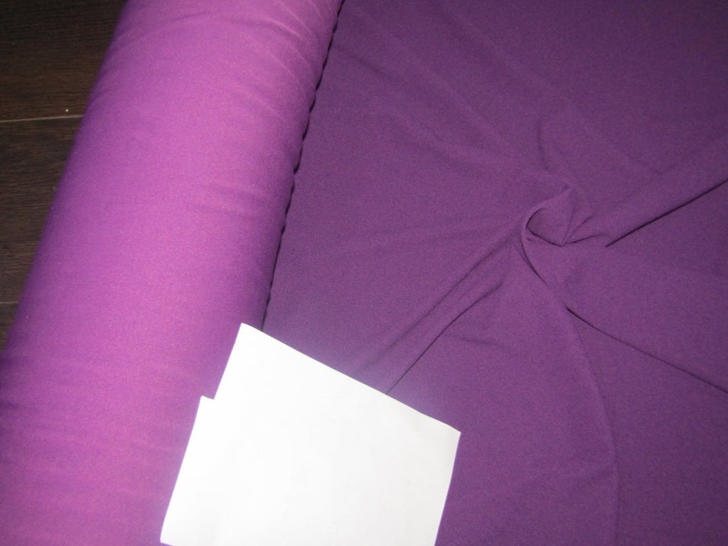 Dusty Purple Scuba Crepe Stretch Jersey Knit fashion wear Dress fabric ~ 58&quot; wide