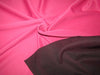 Reversable pink x brown Scuba air layer sandwich for fashion wear fabric ~58" wide