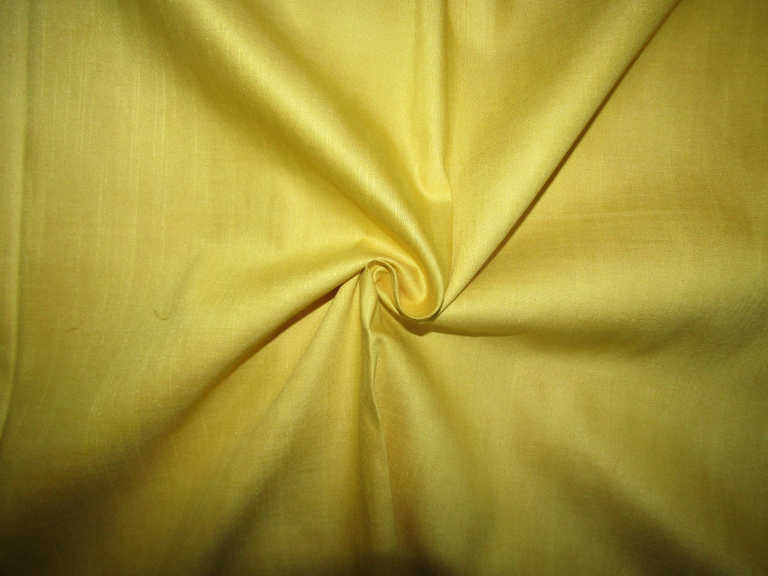 TUSSAR VISCOSE SILK  FABRIC 44" WIDE available in 2 colors yellow and orange
