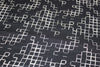 100% Linen Beautiful Black Print Fabric ~ 58&quot; wide