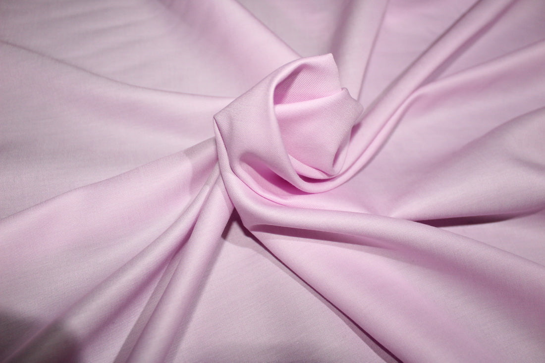 Zero iron pink color fine Winkle Resistant Giza Cotton fabric 58&quot; wide