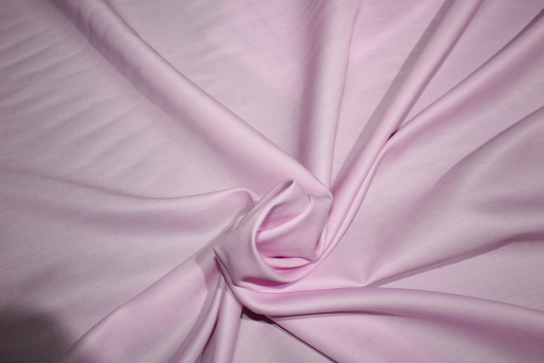 Zero iron pinkish purple fine Winkle Resistant Giza Cotton fabric 58&quot; wide