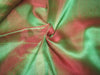 100% silk organza fabric 44&quot;two tone green x red