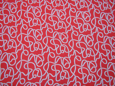 Rayon Printed fabric RED color 44&quot; wide
