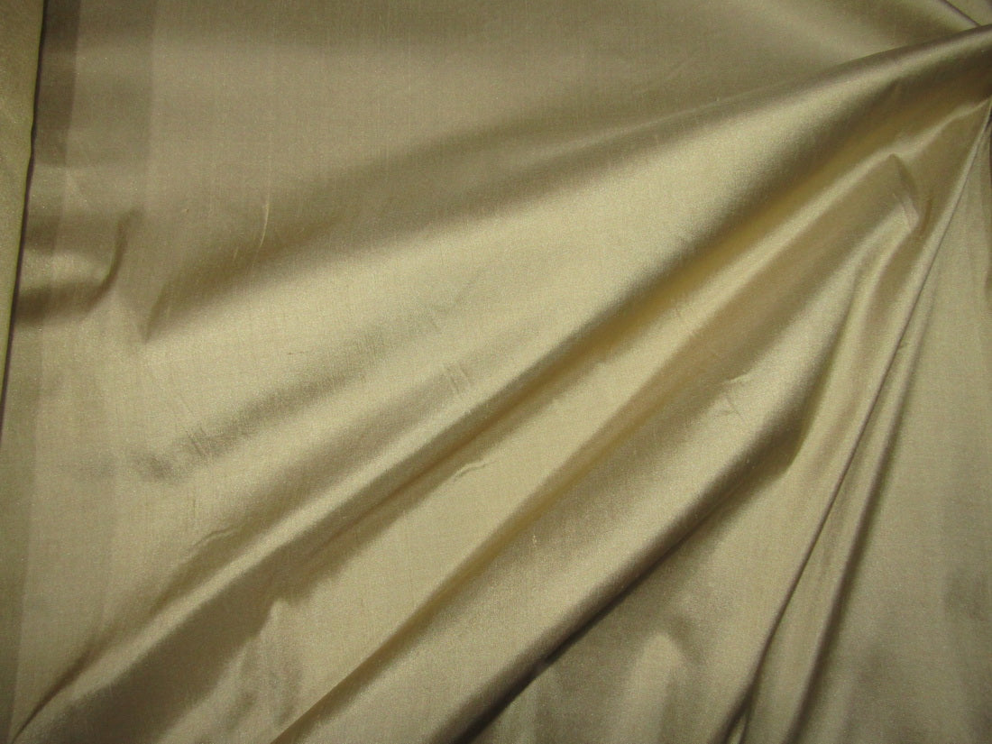 100% Pure silk dupion fabric gold color 54" wide DUP311[1]_Roll