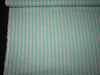 100% Linen Ivory and Green stripe 60's Lea Fabric ~ 58&quot; wide