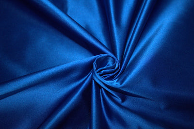 100% Silk bright blue Dutchess Satin Heavy Weight 48 MOMME 58" wide [8052]