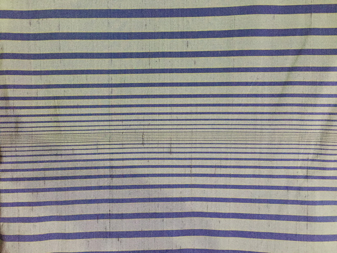 100% silk dupion fabric stripe grey and blue DUPNEWS1[6] 54&quot; wide
