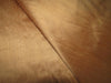100% pure silk dupioni fabric mustard brown 108" wide with slubs