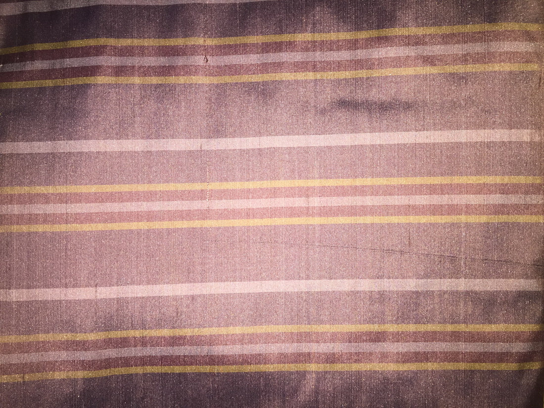 100% silk dupion fabric stripe dusty lavender DUPNEWS3[1] 54&quot; wide